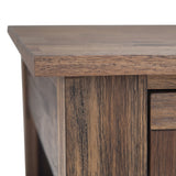 WYNDENHALL Garret SOLID ACACIA WOOD 38 inch Wide Square Rustic Coffee Table - 38 W x 38 D x 19 H