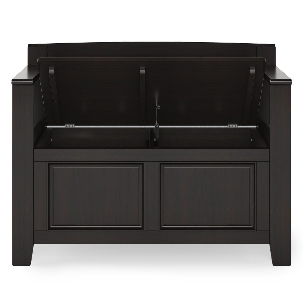 WYNDENHALL Halifax SOLID WOOD 36 inch Wide Transitional Small Entryway Storage Bench -  17"D x 36" W x 27.8"H