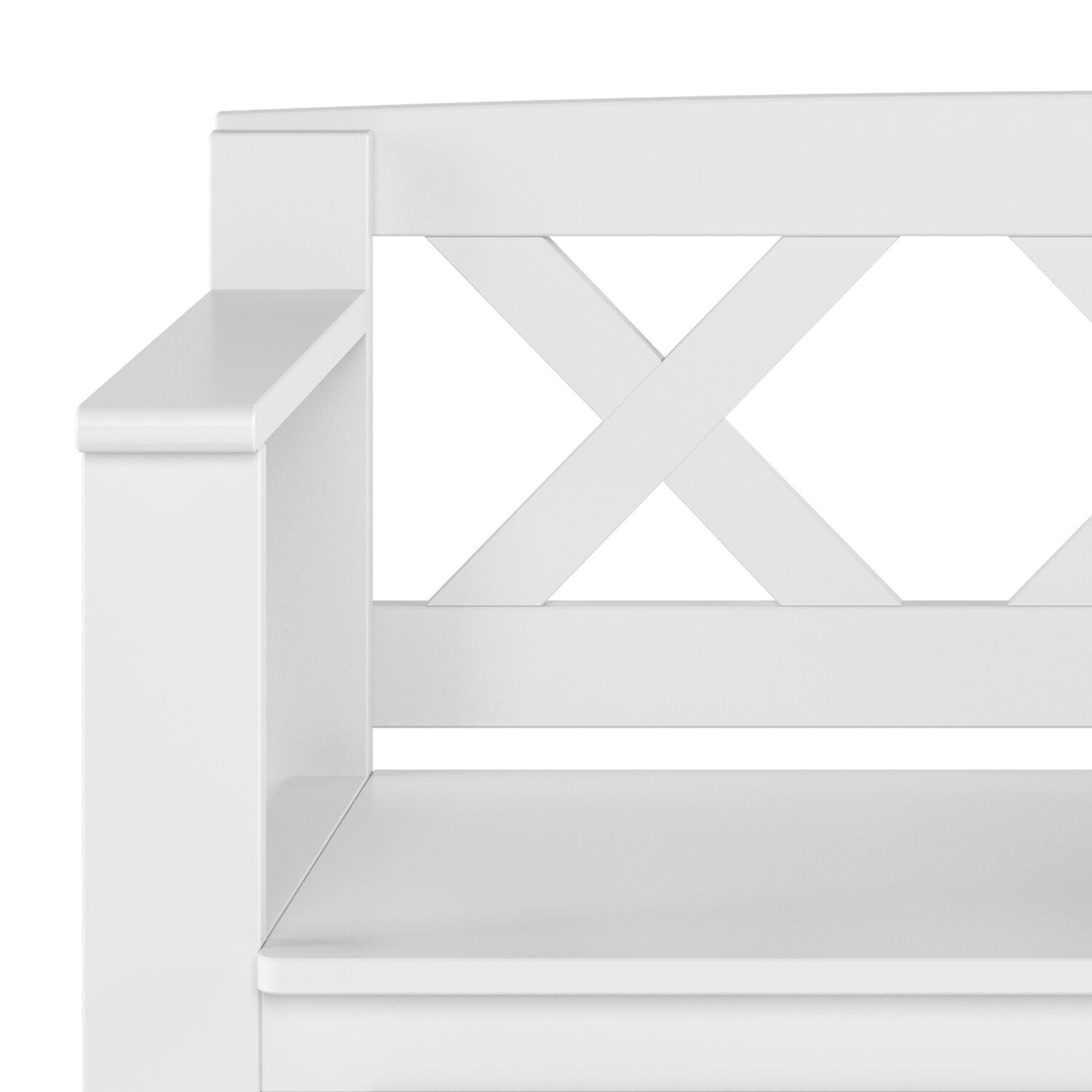 WYNDENHALL Halifax SOLID WOOD 36 inch Wide Transitional Small Entryway Storage Bench -  17"D x 36" W x 27.8"H