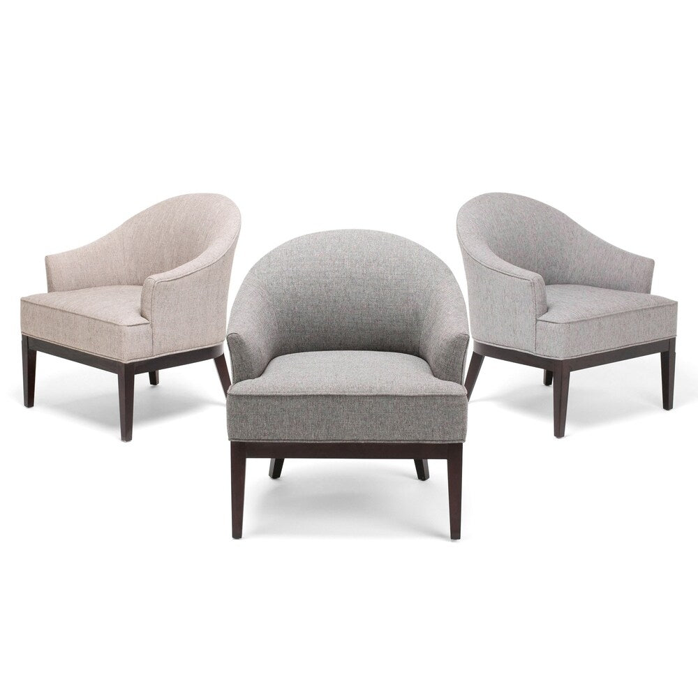 WYNDENHALL Harper 29 inch Wide Mid Century Modern Tub Chair, Fully Assembled