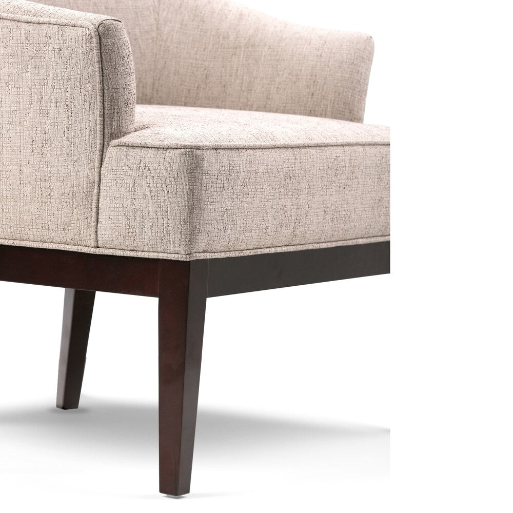WYNDENHALL Harper 29 inch Wide Mid Century Modern Tub Chair, Fully Assembled