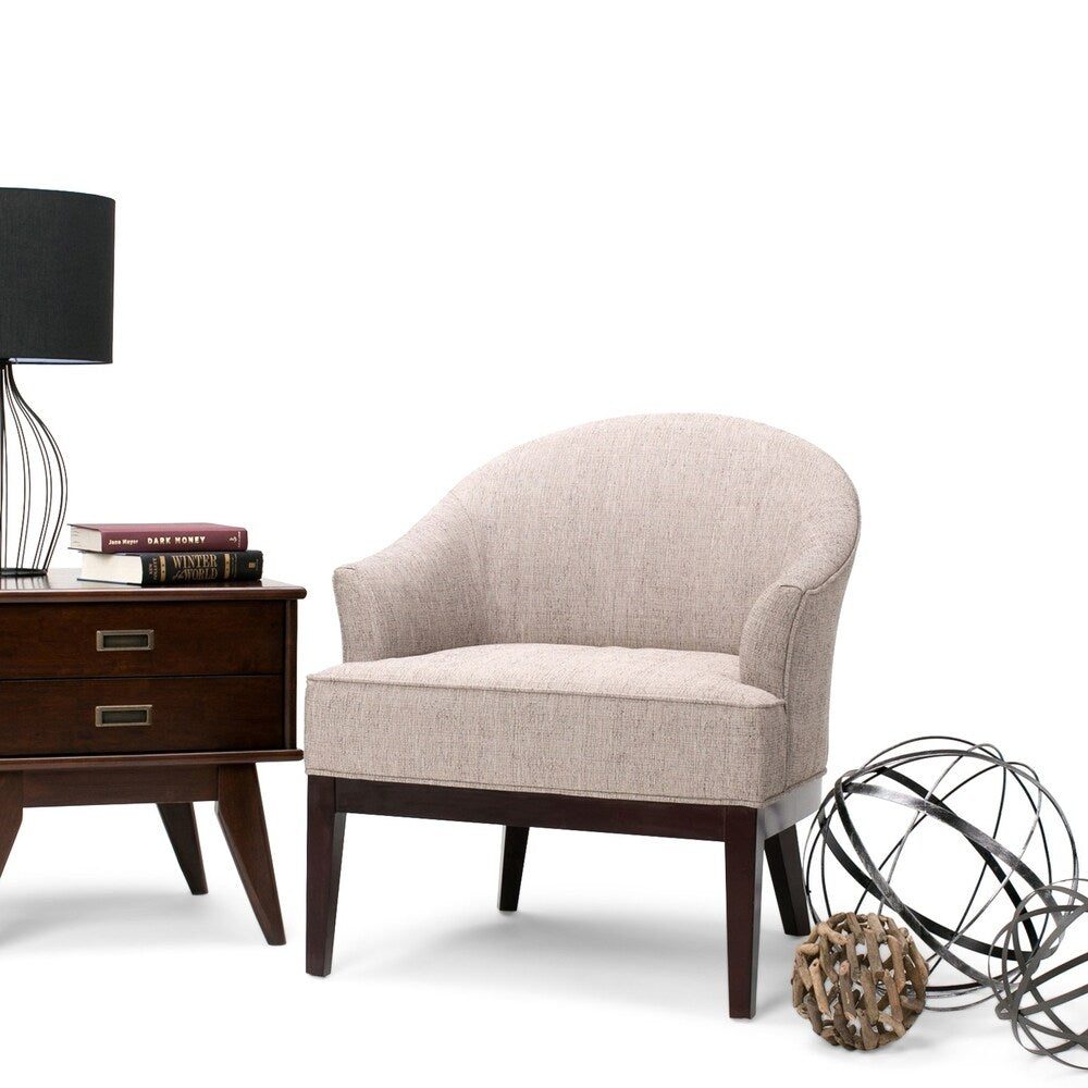 WYNDENHALL Harper 29 inch Wide Mid Century Modern Tub Chair, Fully Assembled