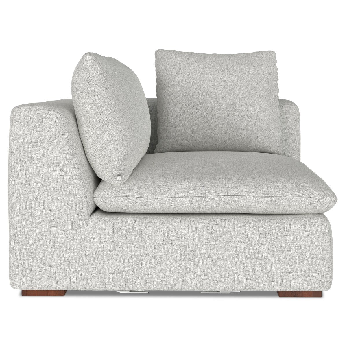 WYNDENHALL Marlee 2-Seater Modular Sofa in Velvety Chenille Performance Fabric