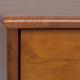 WYNDENHALL Tierney SOLID HARDWOOD 32 inch Wide Mid Century Modern Low Storage Cabinet - 32"w x 14"d x 31" h