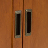 WYNDENHALL Tierney SOLID HARDWOOD 32 inch Wide Mid Century Modern Low Storage Cabinet - 32"w x 14"d x 31" h