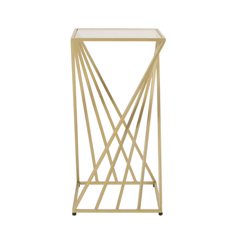 Wadleigh Glass Top End Table by Christopher Knight Home
