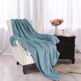 Waffle Textured Soft Fleece Blanket