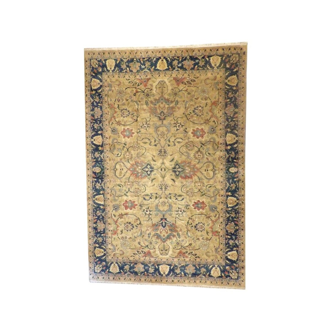 Wahi Rugs Agra Ziegler Antique Wash Hand knotted Rug 11'11" x 17'8" -