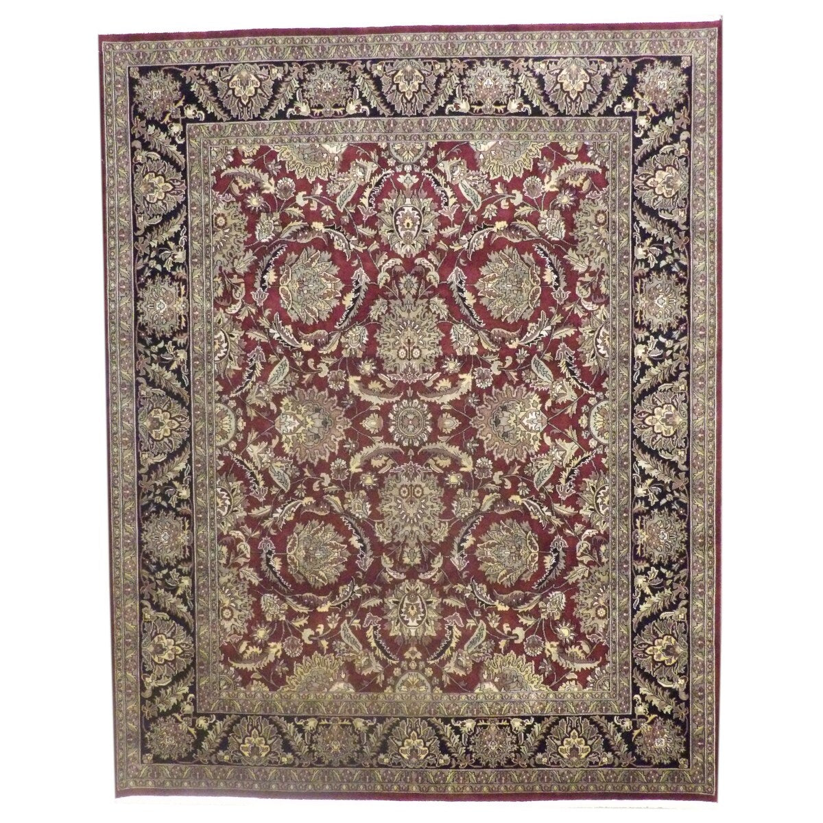 Wahi Rugs Fine Persian Kashan 8'0"x10'0" Hand-knotted Rug - 8' x 10'