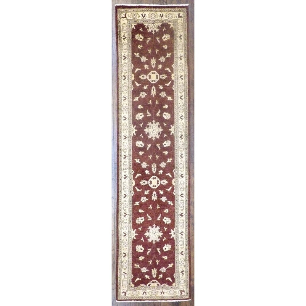 Wahi Rugs Hand Knotted Oushak Chobie Natural-dye 2'6"x10'0