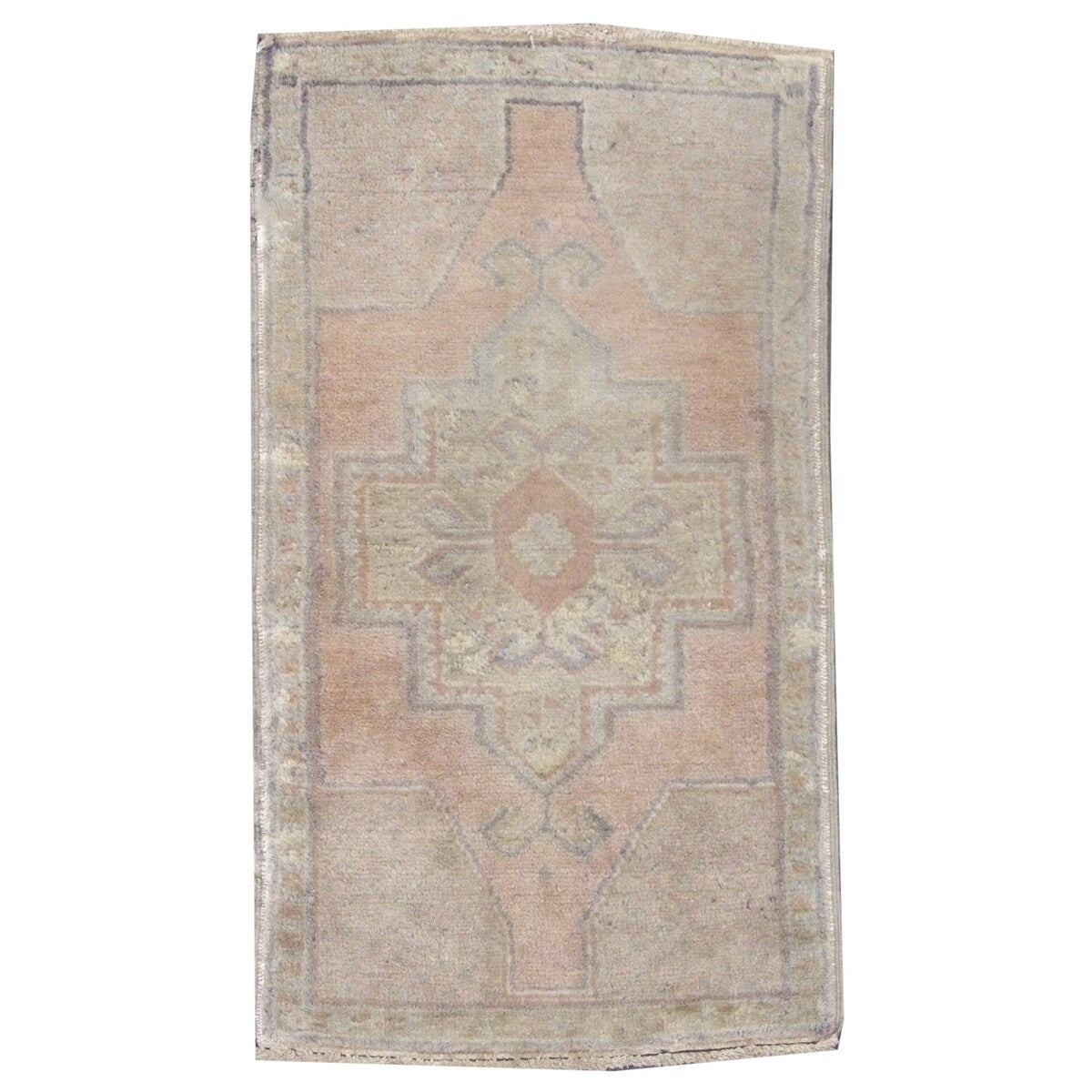 Wahi Rugs Hand Knotted Vintage Anatolian Yastik Wool 1'9" X 3'1" - 1'9