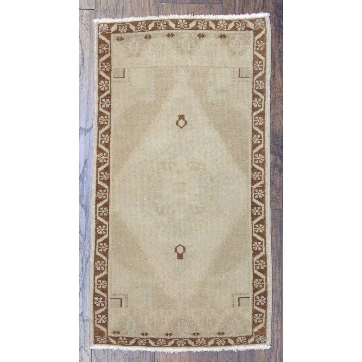 Wahi Rugs Hand Knotted Vintage Turk Anatolian Antique Yastik 2' x 3' - 2'x3'