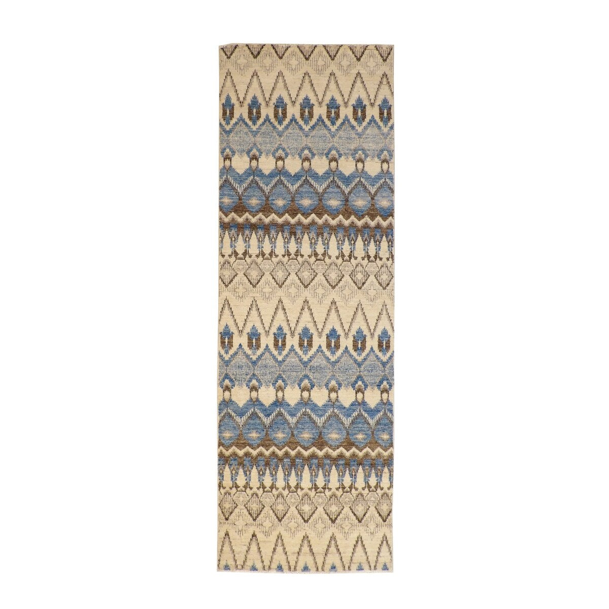 Wahi Rugs Oushak Wool Hand Knotted Rug 4.0x12.0 - XL