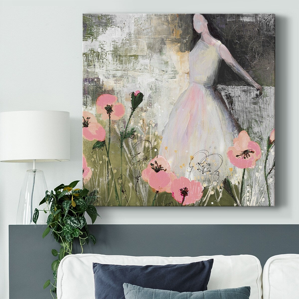 Waiting-Gallery Wrapped Canvas