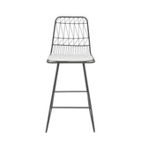 Walcott Indoor Wire Counter Stools with Cushions (Set of 2) by Christopher Knight Home