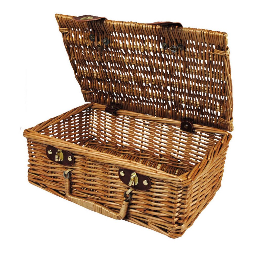 Wald Imports 13-inch Willow Picnic Basket