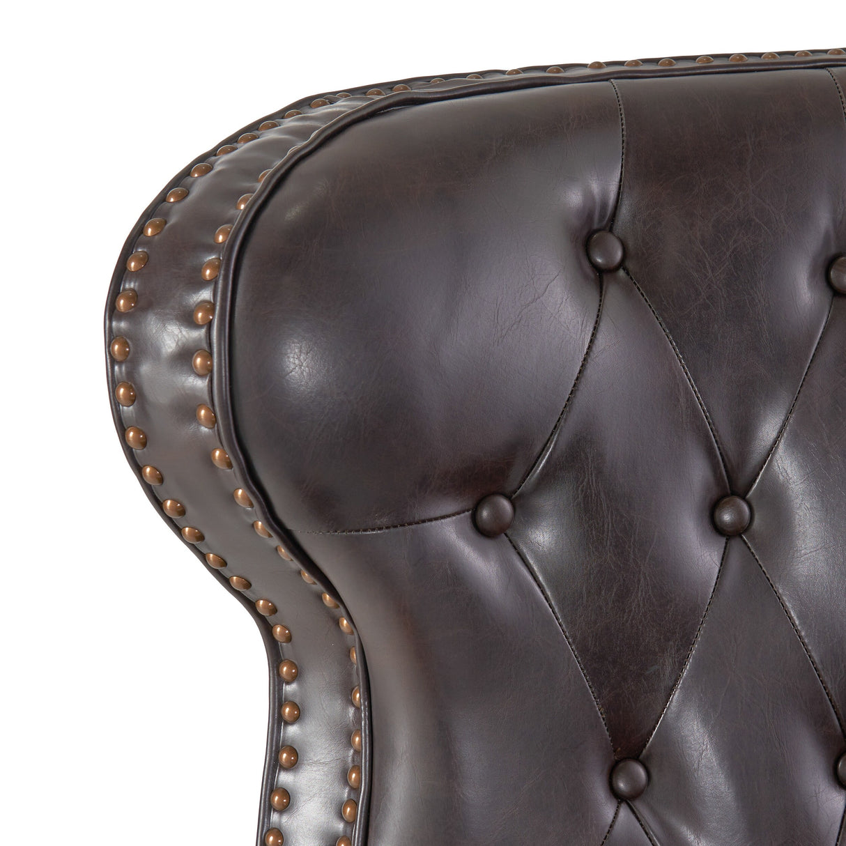 Walder Contemporary Tufted Recliner with Nailhead Trim by Christopher Knight Home