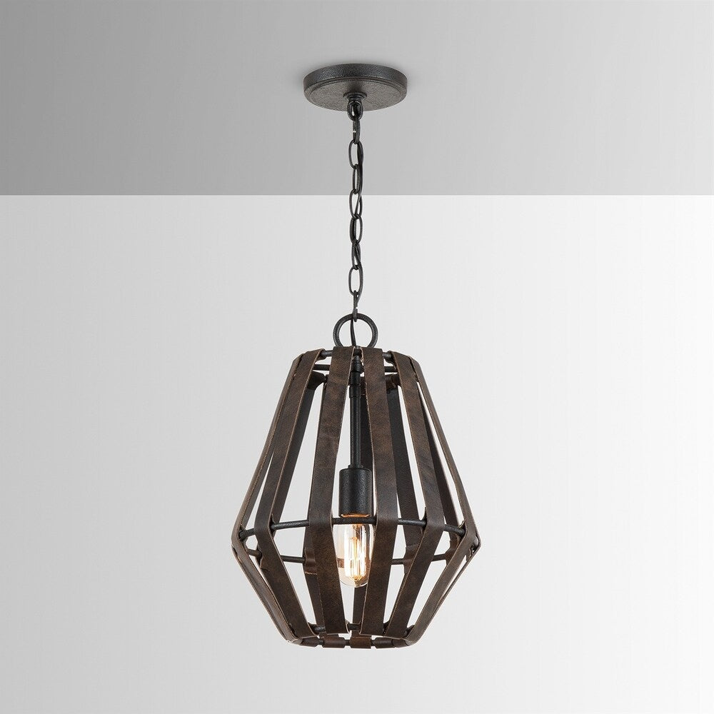 Walker 1-light Rustic Iron Pendant