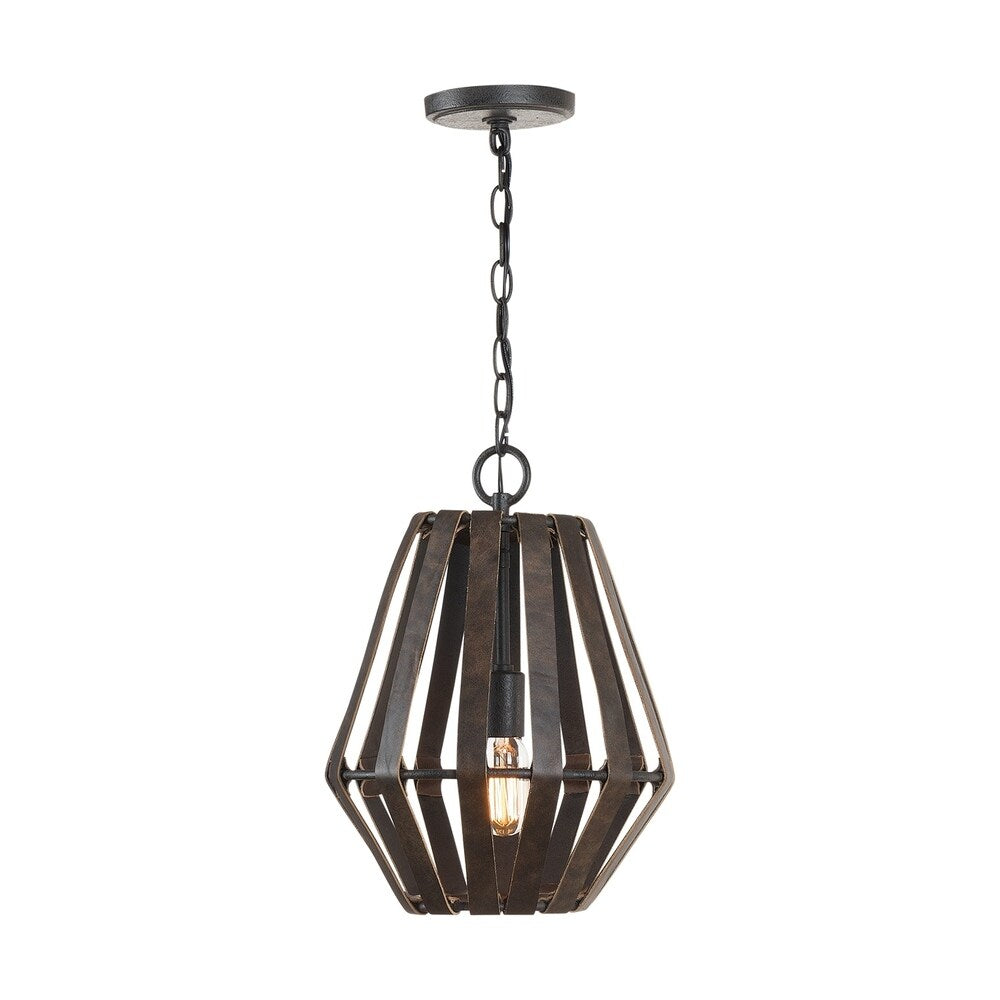 Walker 1-light Rustic Iron Pendant