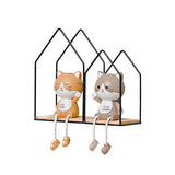 Wall Basket Kitchen Wall Hanging Bathroom Storage - Gold