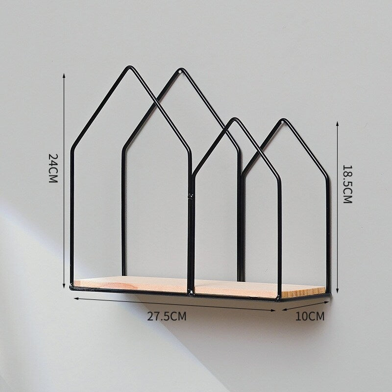 Wall Basket Kitchen Wall Hanging Bathroom Storage - Gold