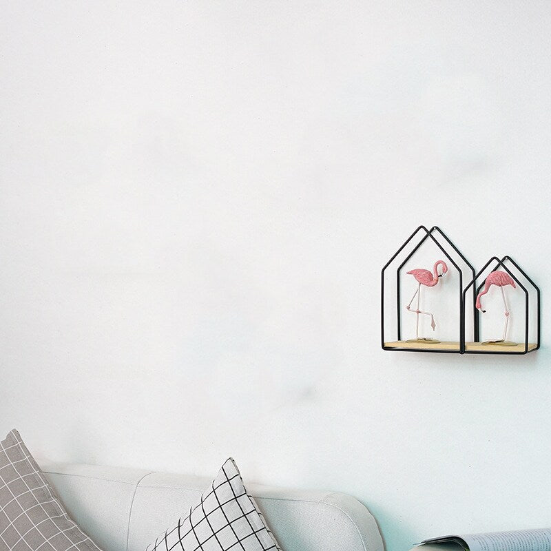 Wall Basket Kitchen Wall Hanging Bathroom Storage - Gold
