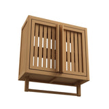 Wall Cabinet Bamboo toilet storage box