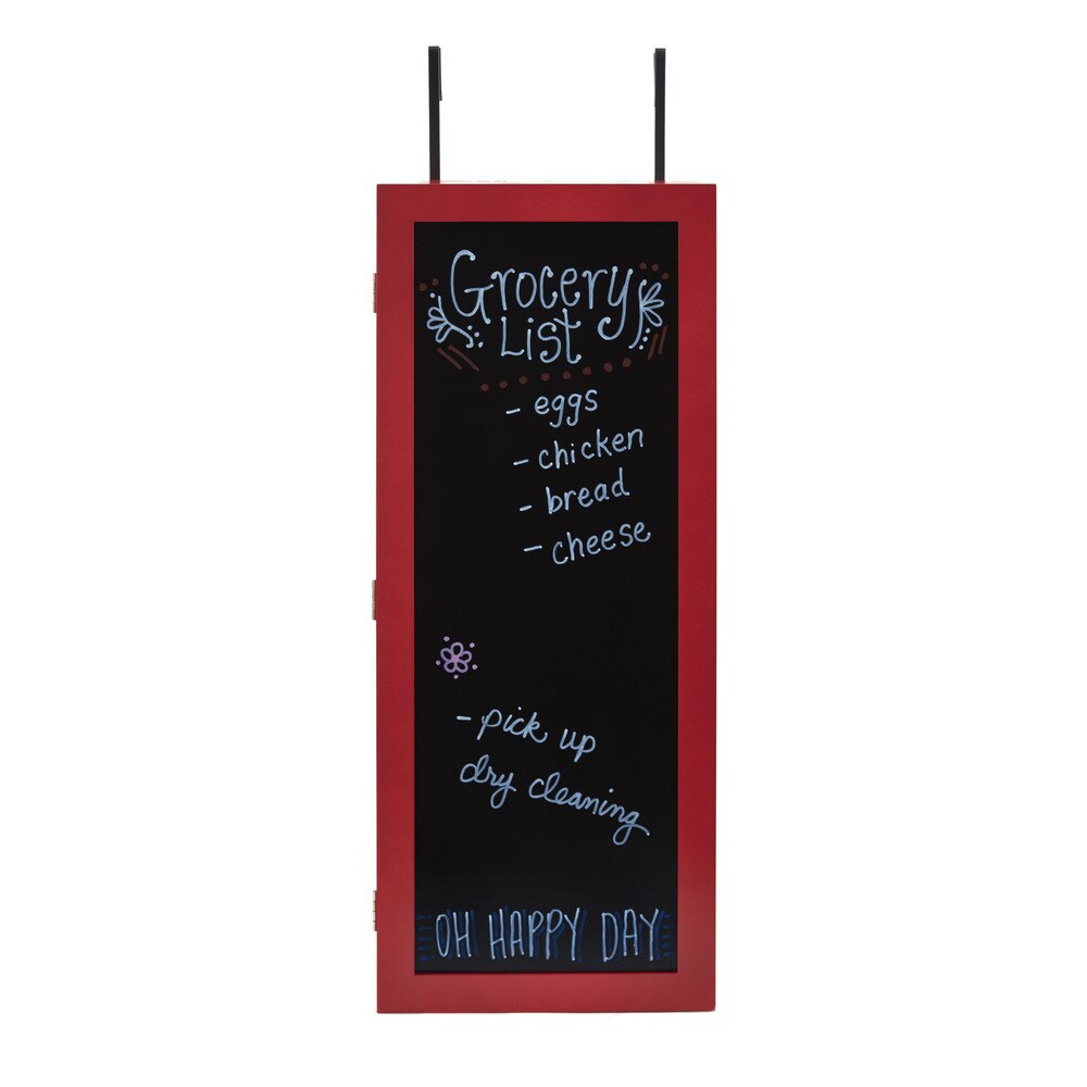 Wall Cabinet Organizer with Chalkboard
