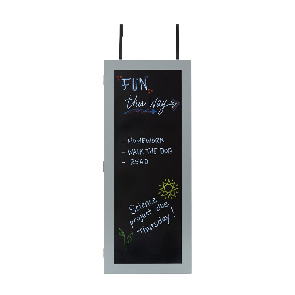 Wall Cabinet Organizer with Chalkboard