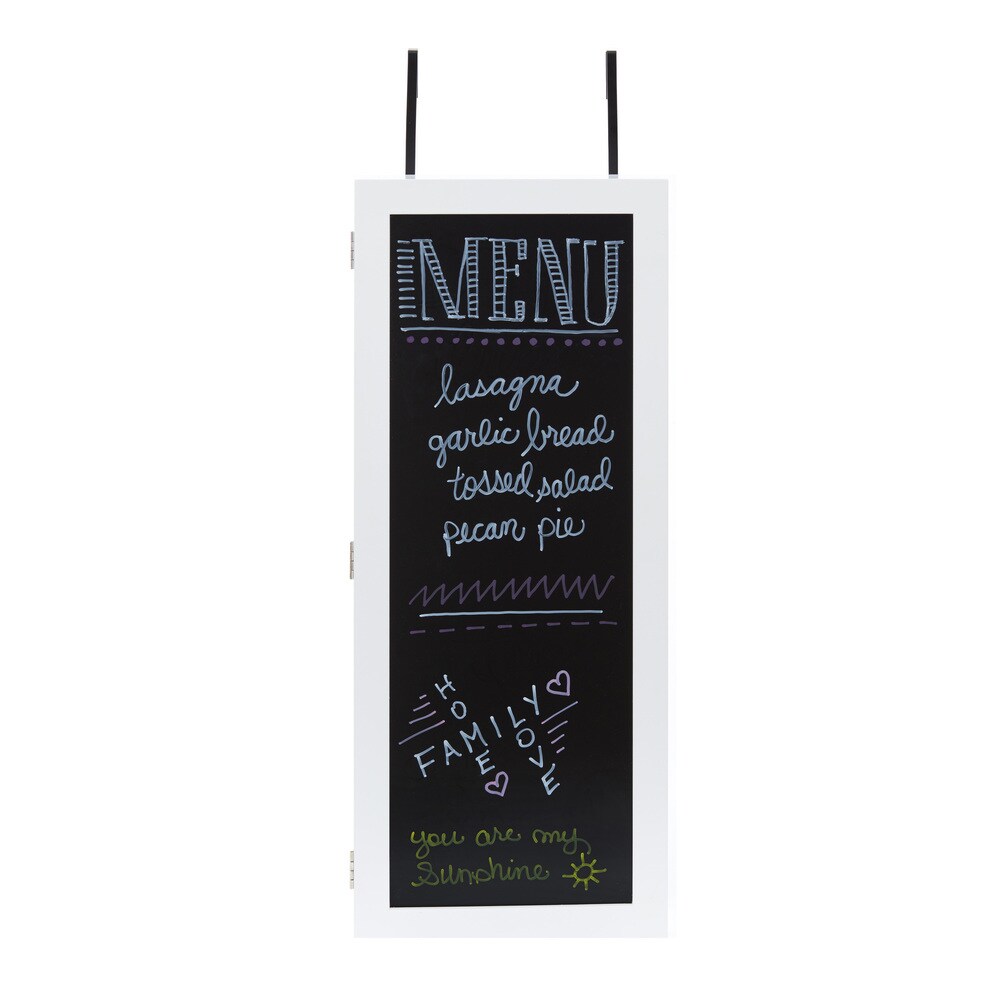 Wall Cabinet Organizer with Chalkboard