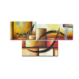 Wall Decor Oil Paintings On Canvas Various Abstract Designs 1/ 3 /4 /5 Panels