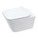 Wall Hung Toilet, Wall Mounted Elongated Toilet, White