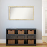 Wall Mirror Choose Your Custom Size - Large, Country Whitewash Wood