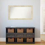 Wall Mirror Choose Your Custom Size - Large, Country Whitewash Wood