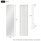 Accent Mirrors For Wall Door Hanging Mirror