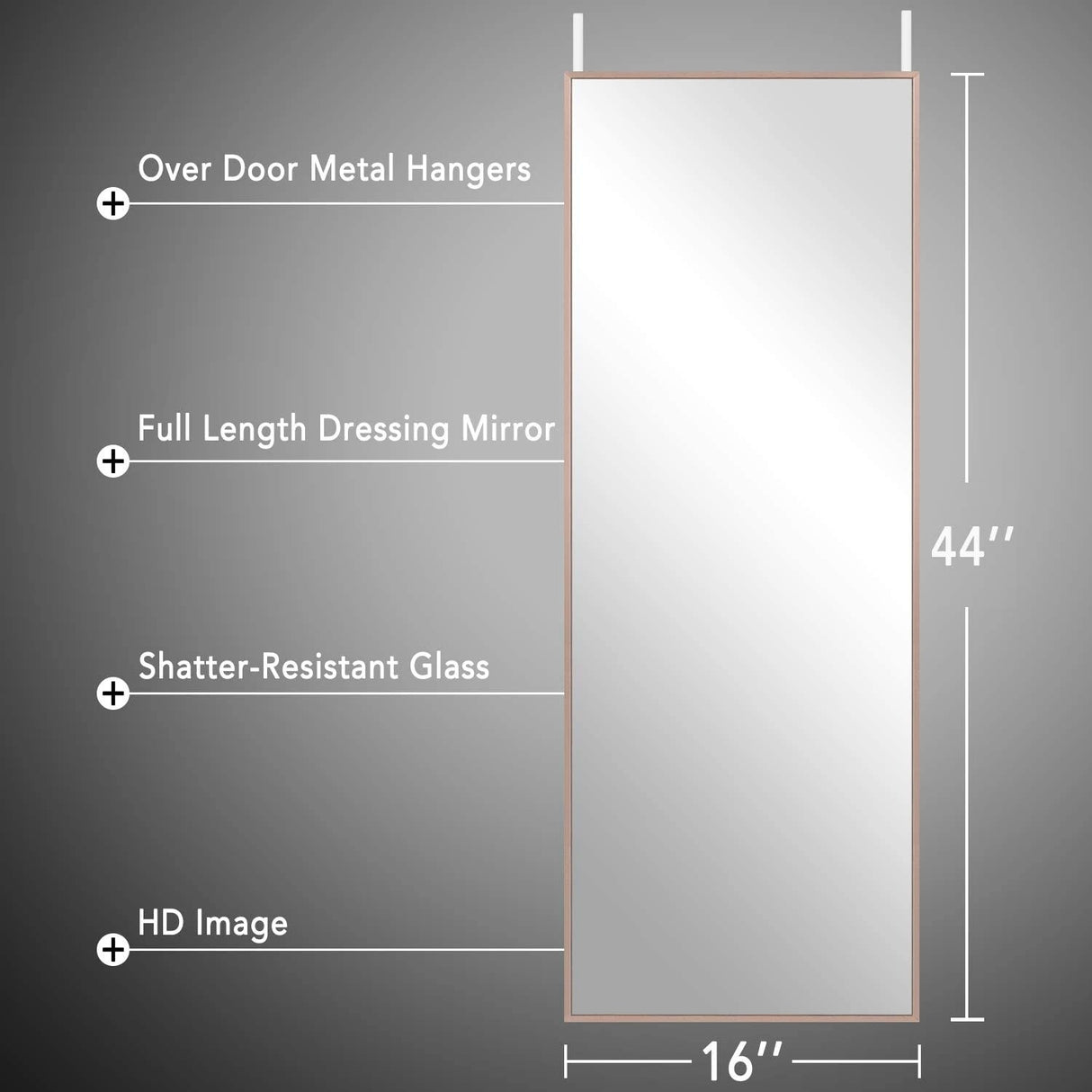 Accent Mirrors For Wall Door Hanging Mirror
