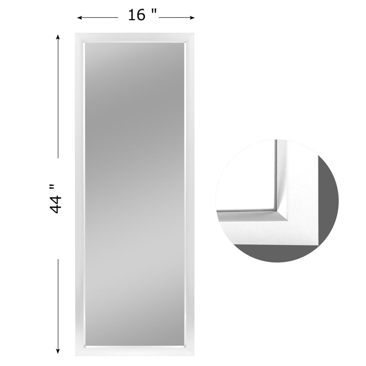 Accent Mirrors For Wall Door Hanging Mirror