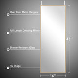 Accent Mirrors For Wall Door Hanging Mirror