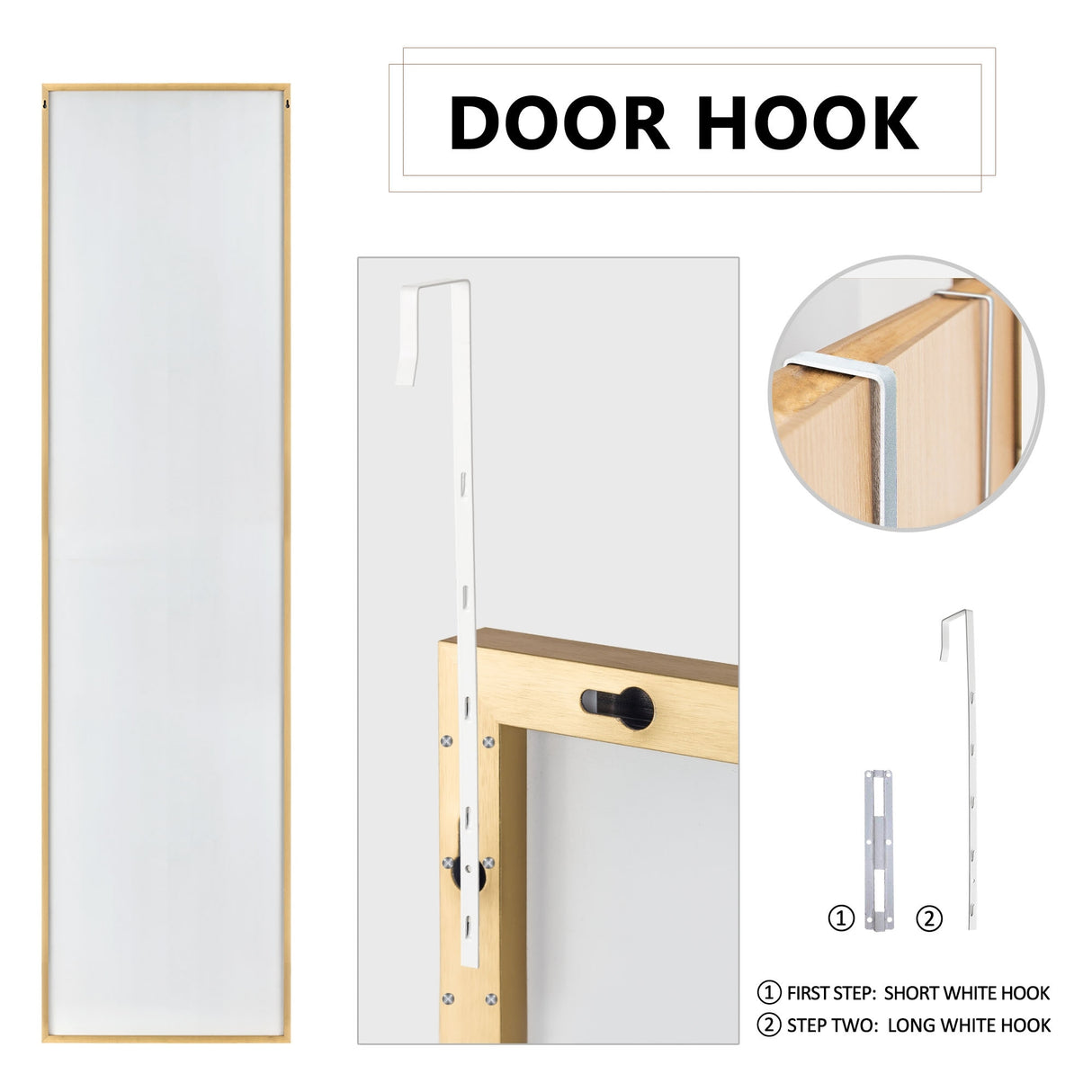 Accent Mirrors For Wall Door Hanging Mirror