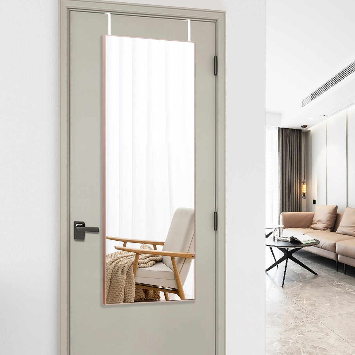 Accent Mirrors For Wall Door Hanging Mirror