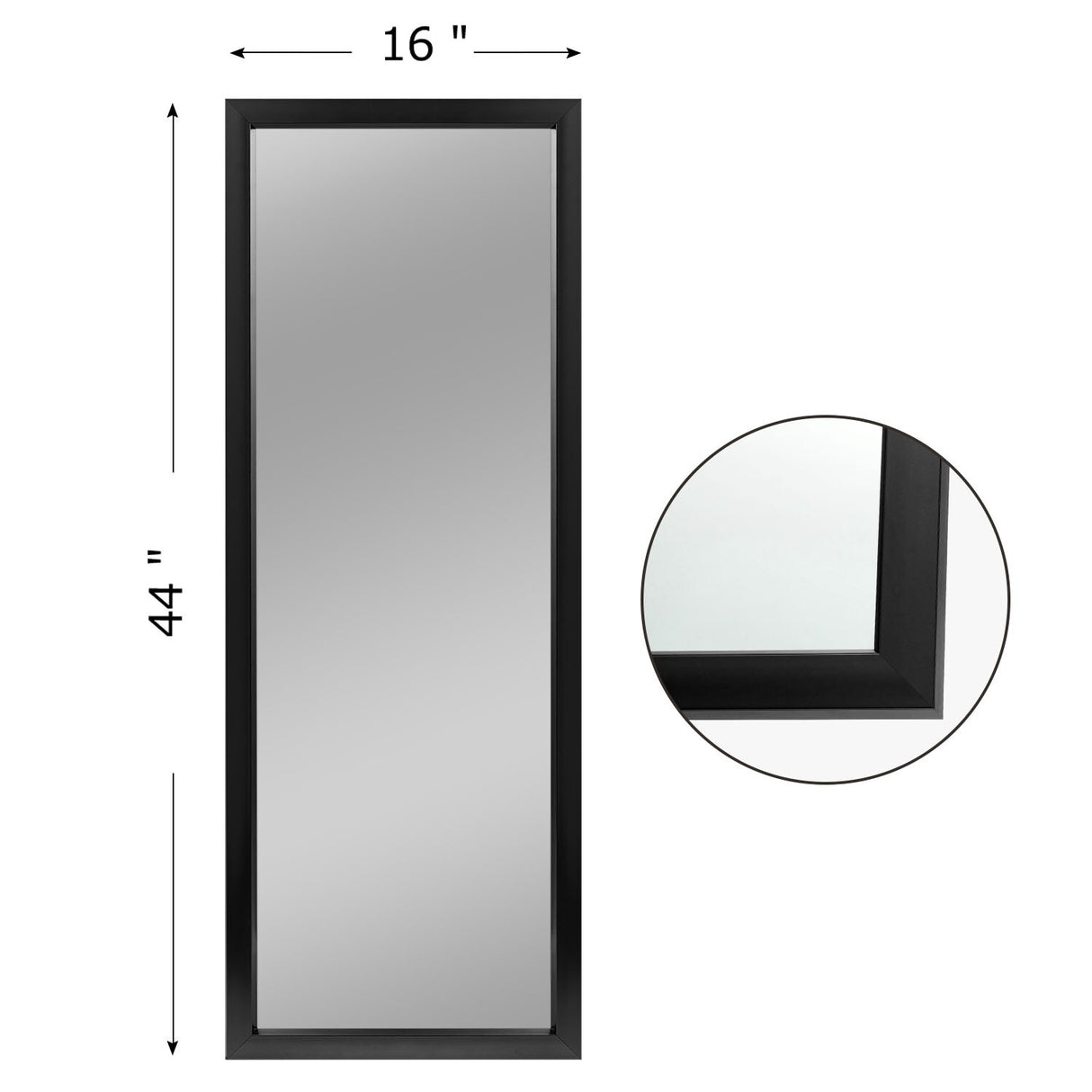 Accent Mirrors For Wall Door Hanging Mirror