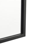 Wall Mount Arched Mirror with Slim Metal Frame