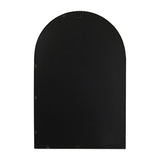 Wall Mount Arched Mirror with Slim Metal Frame