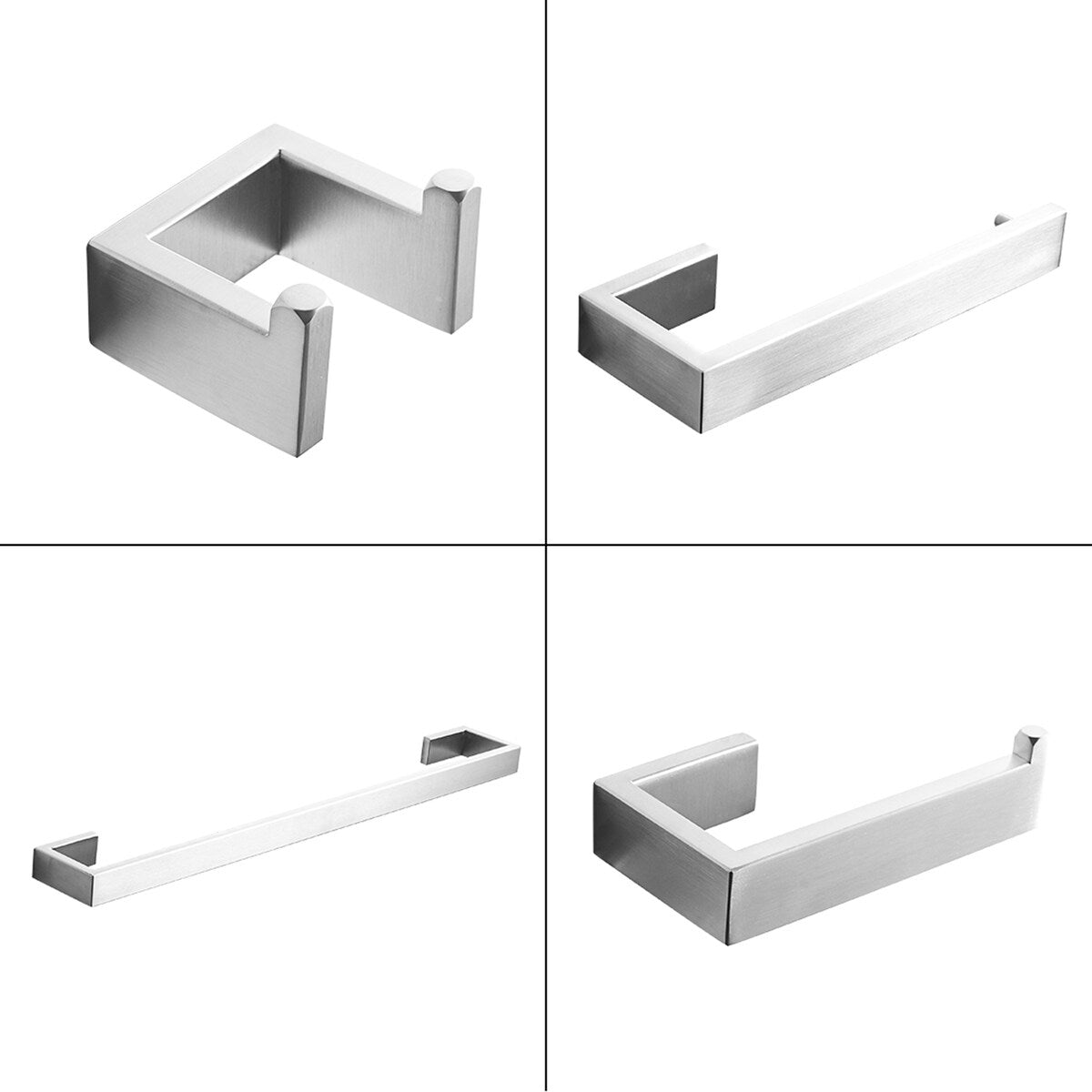 Wall Mount Bathroom Toilet Paper Holder in Brushed Nickel