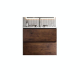 Wall-Mount Bathroom Vanity with Ceramic Sink - Three Faucet Holes