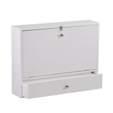 SEI Furniture Wall-mounted Folding Laptop Desk