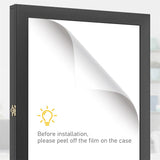 Wall-Mounted Jersey Display Case with Hanger and Wooden Frame