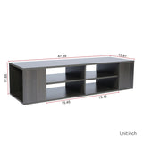 Wall Mounted Media Console, Floating TV Stand Component Shelf with Height Adjustable