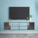 Wall Mounted Media Console, Floating TV Stand Component Shelf with Height Adjustable