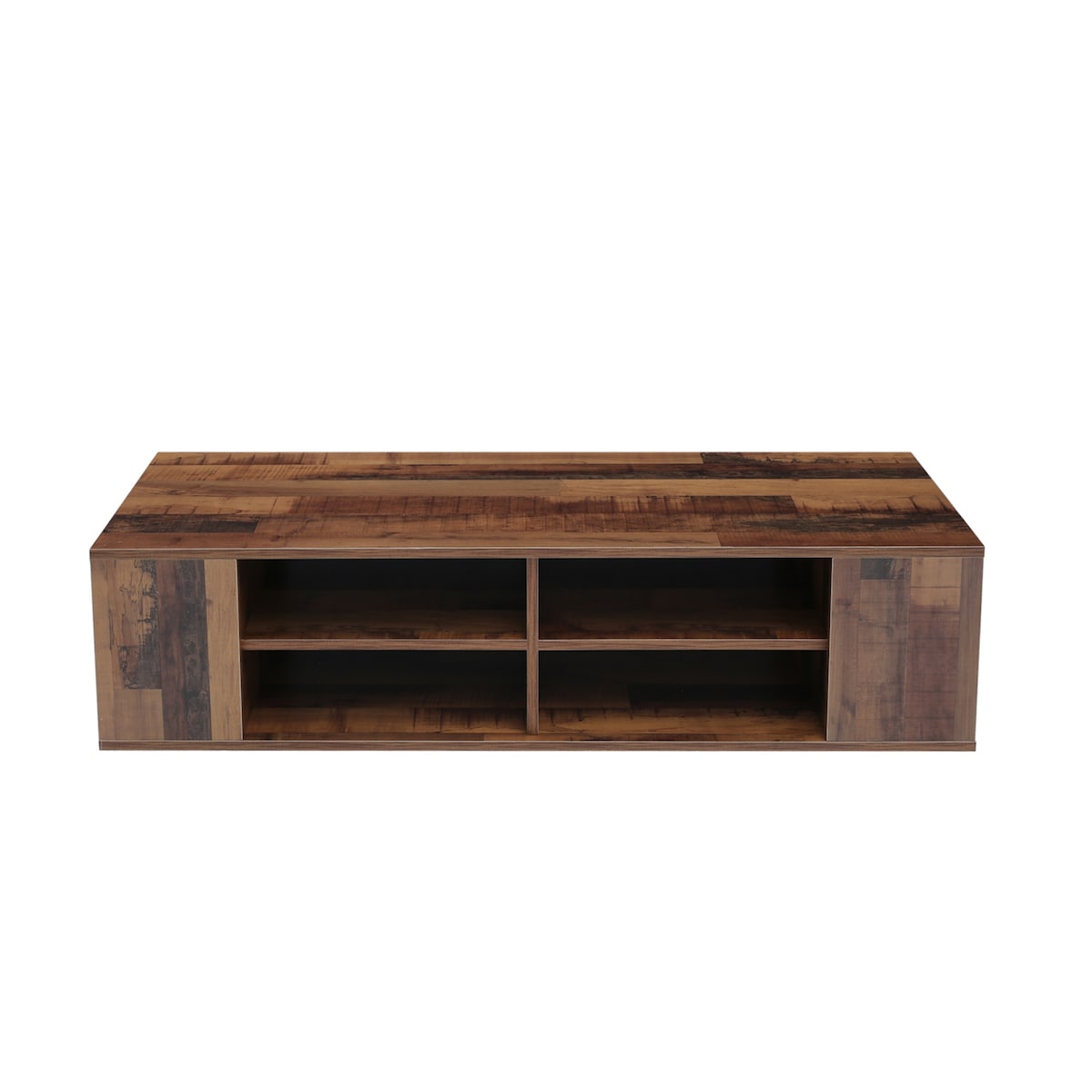 Wall Mounted Media Console, Floating TV Stand Component Shelf with Height Adjustable